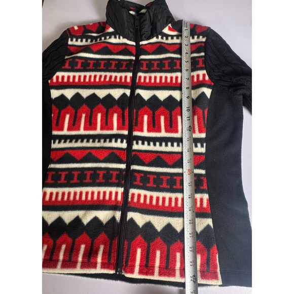 NWT LRL Ralph Lauren Active, Indian, Red & Black, Aztec, Fleece Jacket, Sz Large - Picture 13 of 13